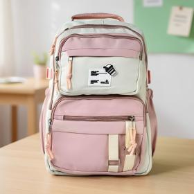 Sacs à dos d’école Style Décontracté Milkshake Rose – حقيبة ظهر مدرسية وردي